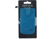 Senza Senza Suede Slide Case Deep Turquoise Size XL