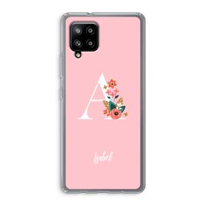 Pink Bouquet: Samsung Galaxy A42 5G Transparant Hoesje