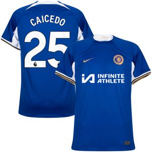 Chelsea Shirt Thuis 2023-2024 + Caicedo 25