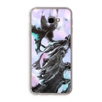 Pastel zwart: Samsung Galaxy J4 Plus Transparant Hoesje Pastel zwart: Samsung Galaxy J4 Plus Transparant Hoesje