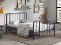 Tweepersoonsbed OONA 140x200 cm blauw - thumbnail