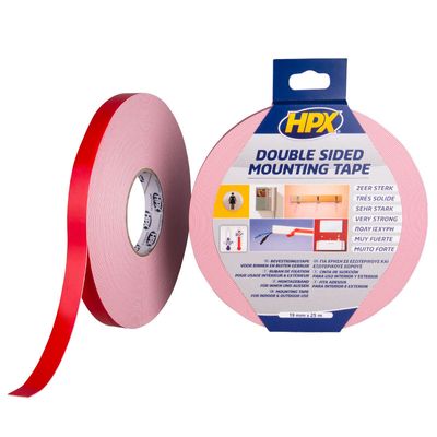 HPX Spiegel bevestigingstape | Wit | 19mm x 25m - DS1925 DS1925