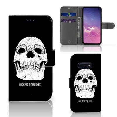 Telefoonhoesje met Naam Samsung Galaxy S10e Skull Eyes Telefoonhoesje met Naam Samsung Galaxy S10e Skull Eyes