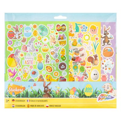 Creative Craft Group Stickerset pasen, 4 vellen
