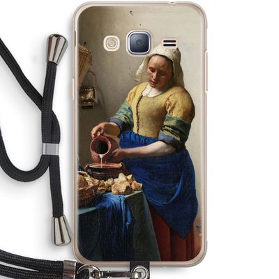 The Milkmaid: Samsung Galaxy J3 (2016) Transparant Hoesje met koord