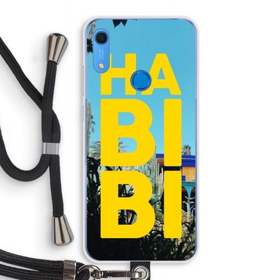 Habibi Majorelle : Huawei Y6s Transparant Hoesje met koord