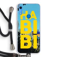 Habibi Majorelle : Huawei Y6s Transparant Hoesje met koord