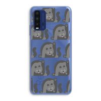 Cats: Xiaomi Redmi 9T Transparant Hoesje Cats: Xiaomi Redmi 9T Transparant Hoesje