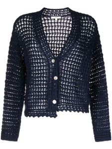 Vince cardigan en crochet - Bleu