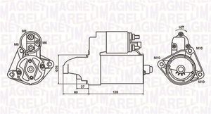 Startmotor / Starter MQS1050