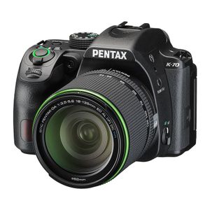 Pentax K-70 DSLR Zwart + 18-135mm WR