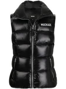 Mackage gilet à patch logo poitrine - Noir