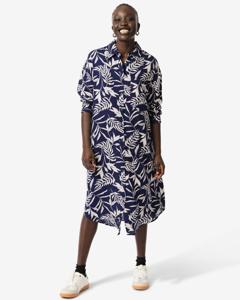 HEMA Damesjurk Lizzy Linnen Multi (multi)