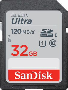 SanDisk Ultra flashgeheugen 32 GB SDHC Klasse 10 UHS-I