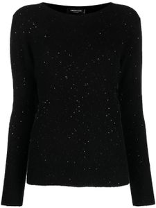 Fabiana Filippi pull à paillettes - Noir