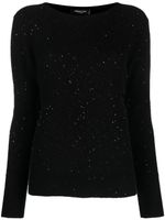 Fabiana Filippi pull à paillettes - Noir