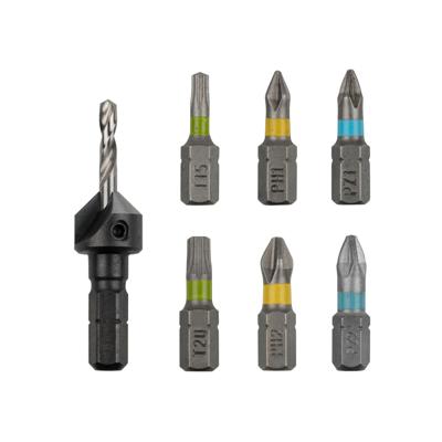 Wolfcraft Flipbit toebehorenset | Houtbouw | 7-delig | 1 set - 3085000