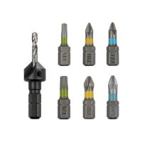 Wolfcraft Flipbit toebehorenset | Houtbouw | 7-delig | 1 set - 3085000