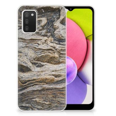 Samsung Galaxy A03S | TPU | Siliconen hoesje | Steen