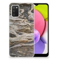 Samsung Galaxy A03S | TPU | Siliconen hoesje | Steen