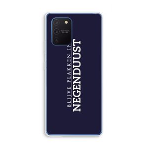 Blijve plakken in Negenduust: Samsung Galaxy Note 10 Lite Transparant Hoesje