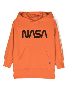 Molo hoodie à logo NASA imprimé - Orange