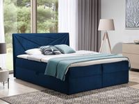 Boxspring TITOUAN 140x200 cm blauw