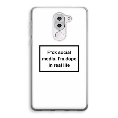I'm dope: Honor 6X Transparant Hoesje