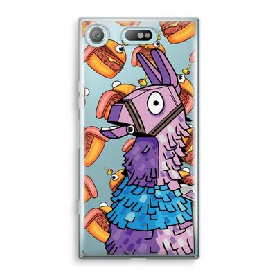 Loot Burger: Sony Xperia XZ1 Compact Transparant Hoesje