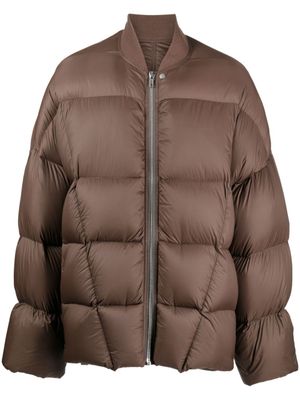 Rick Owens veste bomber Flight matelassée - Marron