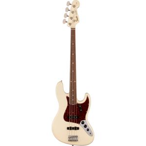 Fender American Vintage II 1966 Jazz Bass RW Olympic white elektrische basgitaar met koffer