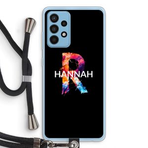 Abstract Spectrum: Samsung Galaxy A52 Transparant Hoesje met koord