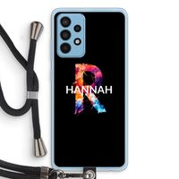 Abstract Spectrum: Samsung Galaxy A52 Transparant Hoesje met koord