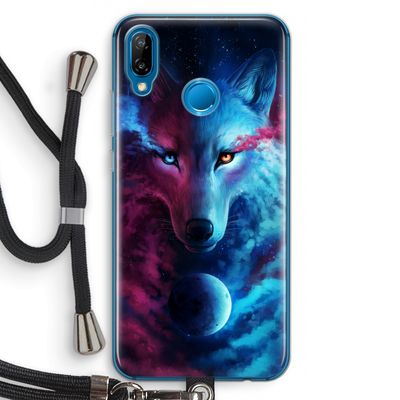 Where Light And Dark Meet: Huawei P20 Lite Transparant Hoesje met koord
