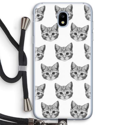 Kitten: Samsung Galaxy J5 (2017) Transparant Hoesje met koord