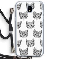 Kitten: Samsung Galaxy J5 (2017) Transparant Hoesje met koord