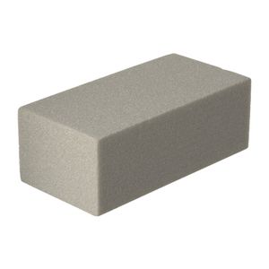 Pakket van 6x stuks grijs steekschuim blok droog gebruik 23 cm