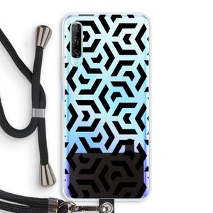 Crazy pattern: Huawei P Smart Pro Transparant Hoesje met koord