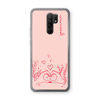 Love is in the air: Xiaomi Redmi 9 Transparant Hoesje