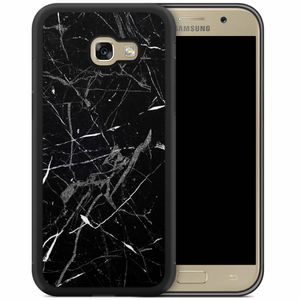 Samsung Galaxy A5 2017 hoesje - Marmer zwart