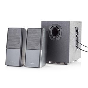 Nedis GSPR10021BK Gaming-luidsprekers 2.1 Over Usb Gevoed 3,5 Mm Jack Rms 11w