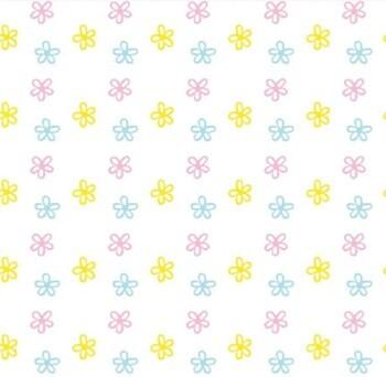 Duni paasservet bloemen multi 33x33 cm
