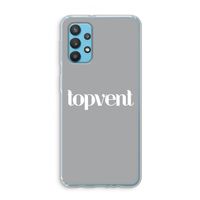 Topvent Grijs Wit: Samsung Galaxy A32 4G Transparant Hoesje