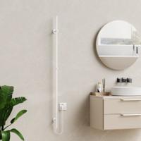 Elektrische staafhanddoekradiator Belrad Rod | 150x2.5 cm | 60 watt | Glans Wit