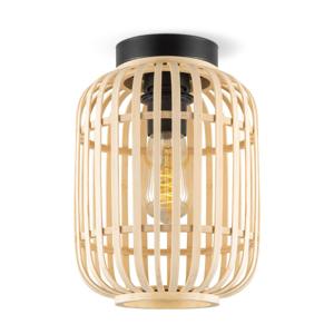 Plafondlamp met Bamboe kap
