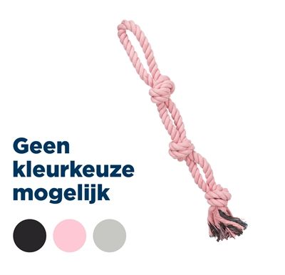 Trixie werp flostouw 3-knoop assorti