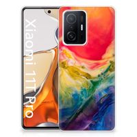 Hoesje maken Xiaomi 11T | 11T Pro Watercolor Dark