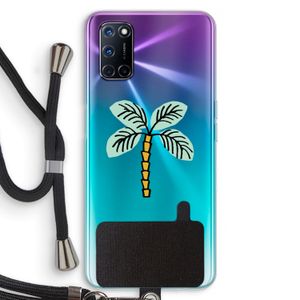 Palmboom: Oppo A52 Transparant Hoesje met koord