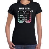 Sixties t-shirt - made in the 60s - geboren in de jaren 60 - zwart - voor dames