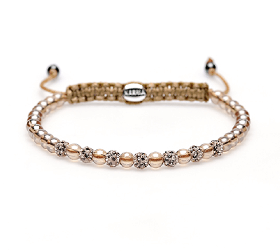 Karma Armband Spiral Indian Summer Champagne Crystal